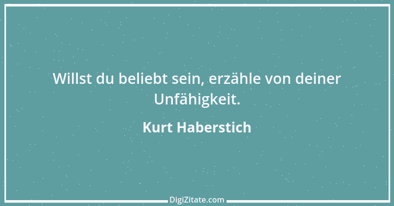 Zitat von Kurt Haberstich 126