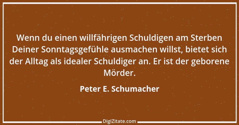 Zitat von Peter E. Schumacher 728