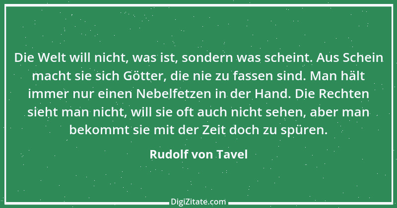 Zitat von Rudolf von Tavel 7