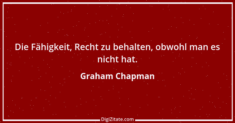 Zitat von Graham Chapman 2