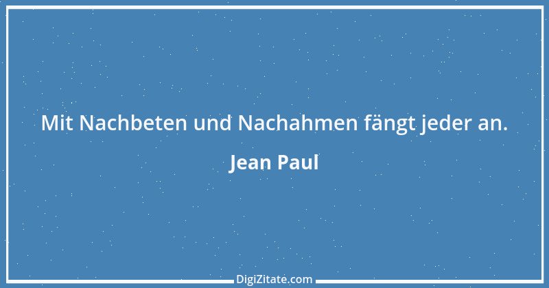 Zitat von Jean Paul 1069