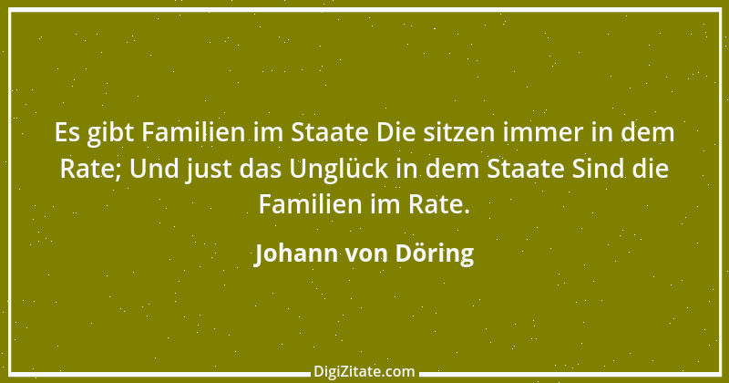 Zitat von Johann von Döring 1