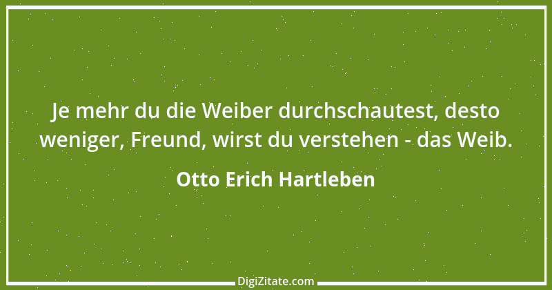 Zitat von Otto Erich Hartleben 7