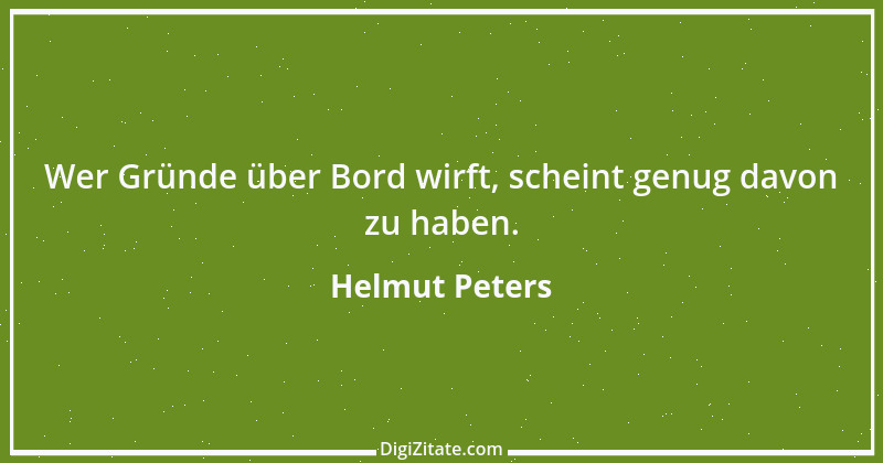 Zitat von Helmut Peters 7