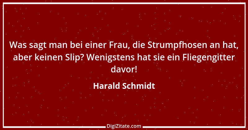 Zitat von Harald Schmidt 46