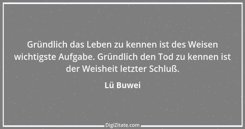 Zitat von Lü Buwei 54