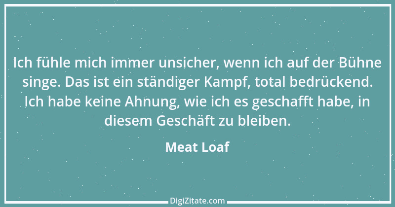 Zitat von Meat Loaf 11