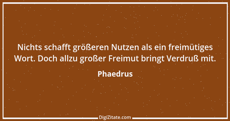 Zitat von Phaedrus 13