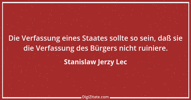 Zitat von Stanislaw Jerzy Lec 61