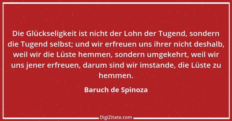 Zitat von Baruch de Spinoza 115