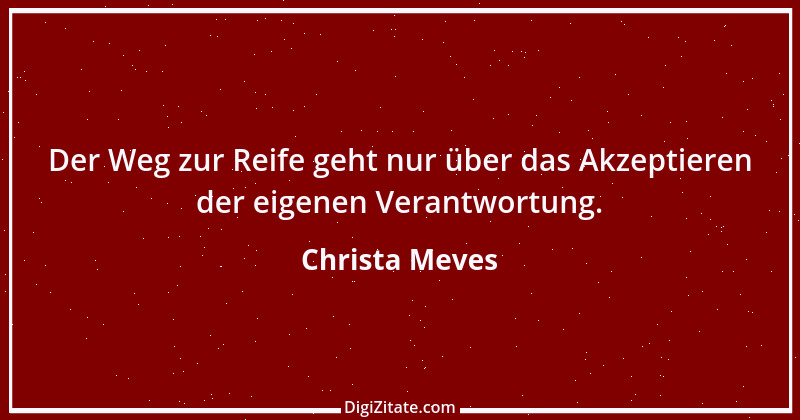 Zitat von Christa Meves 2