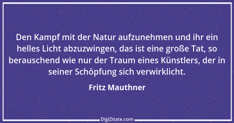 Zitat von Fritz Mauthner 12