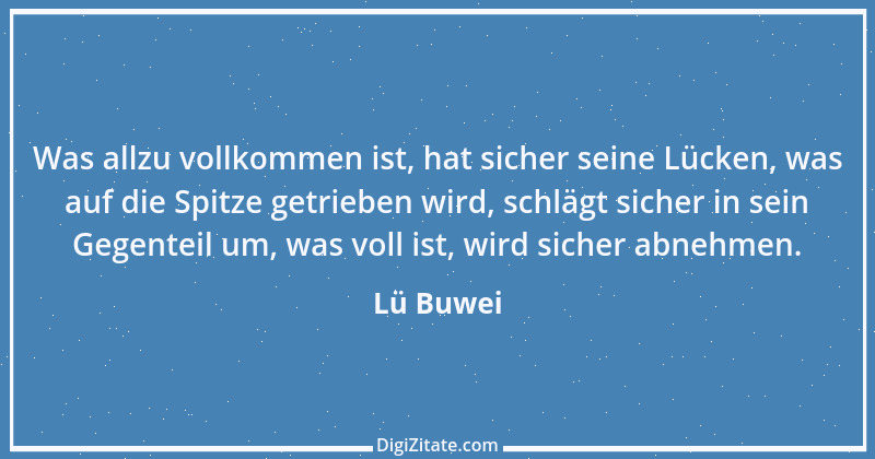 Zitat von Lü Buwei 72