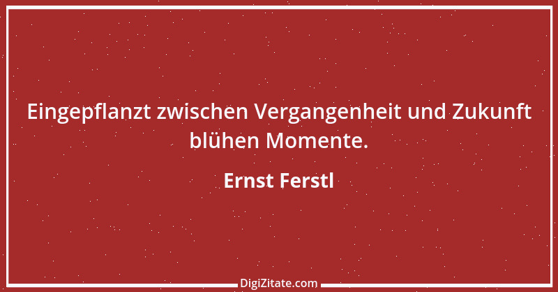 Zitat von Ernst Ferstl 2367