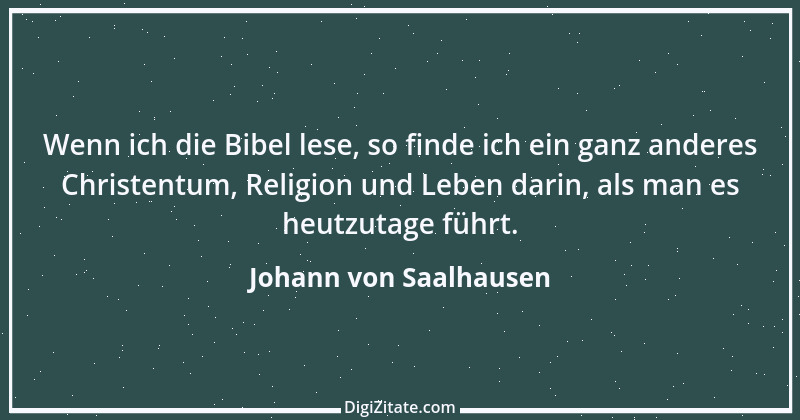 Zitat von Johann von Saalhausen 1