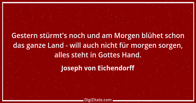 Zitat von Joseph von Eichendorff 21