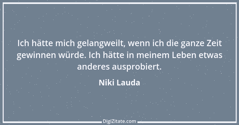 Zitat von Niki Lauda 5