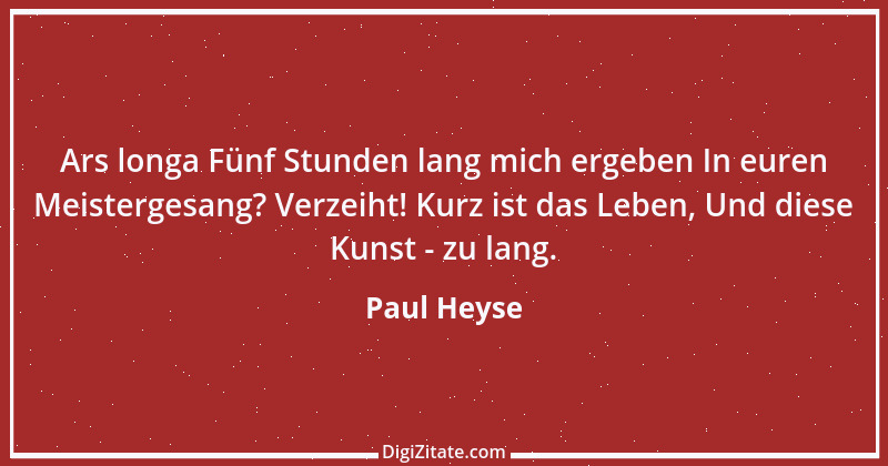 Zitat von Paul Heyse 14