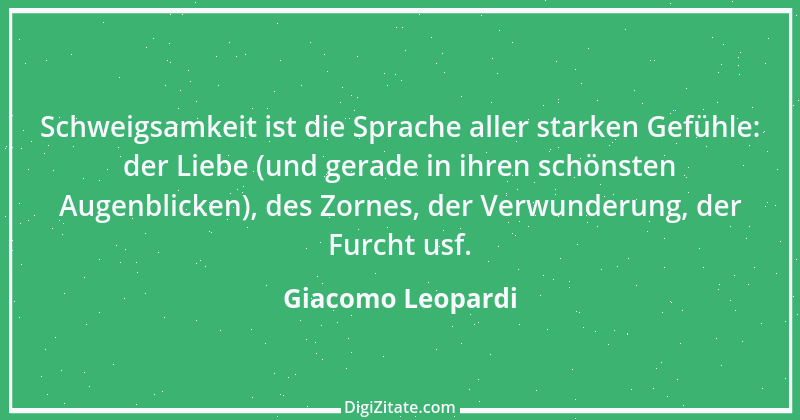 Zitat von Giacomo Leopardi 88