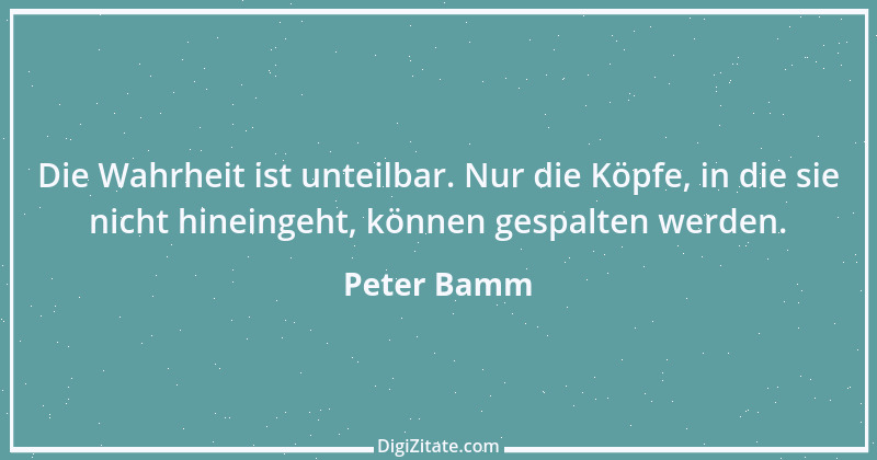 Zitat von Peter Bamm 61