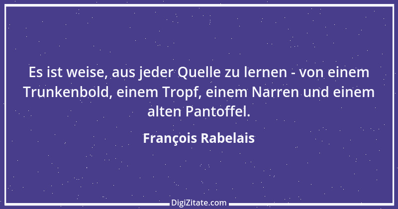 Zitat von François Rabelais 5