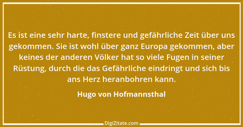 Zitat von Hugo von Hofmannsthal 67