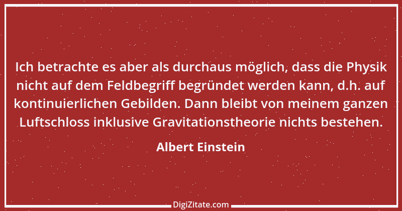 Zitat von Albert Einstein 16