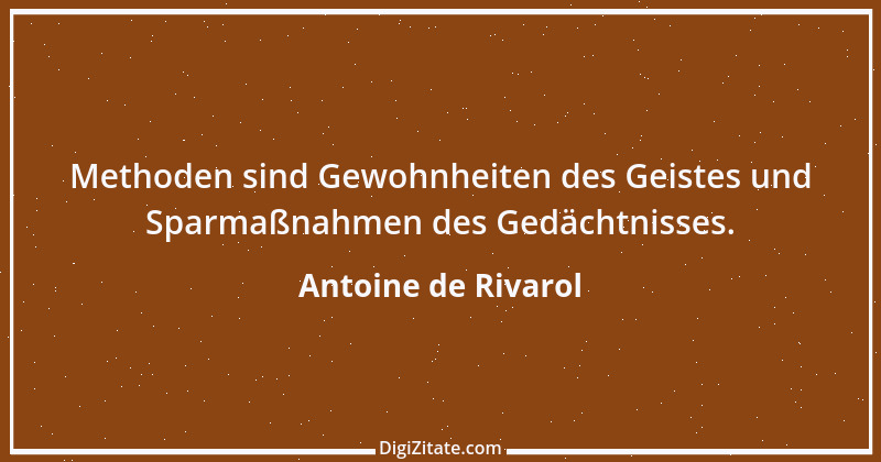 Zitat von Antoine de Rivarol 75