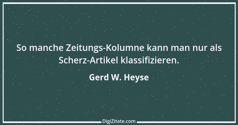 Zitat von Gerd W. Heyse 37