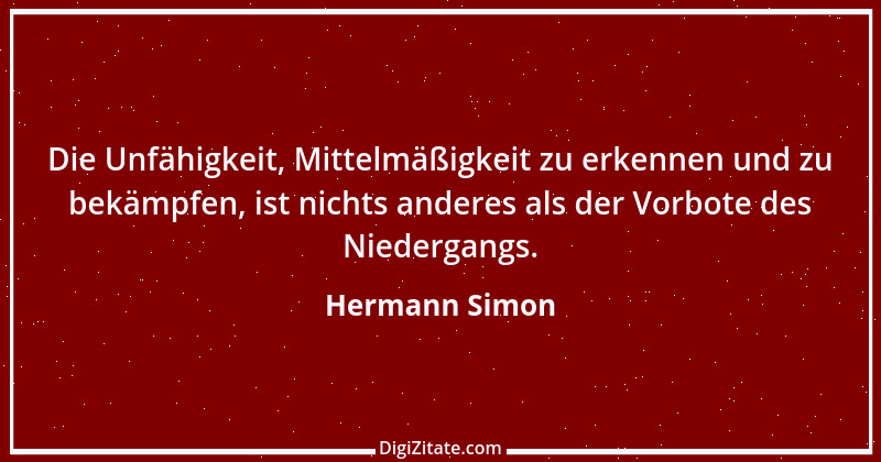 Zitat von Hermann Simon 5