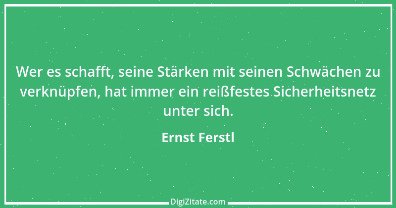 Zitat von Ernst Ferstl 371