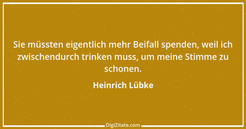 Zitat von Heinrich Lübke 1