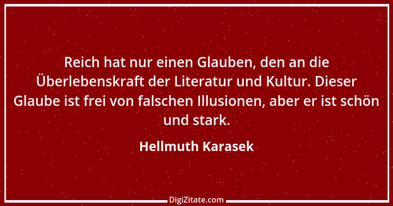 Zitat von Hellmuth Karasek 4