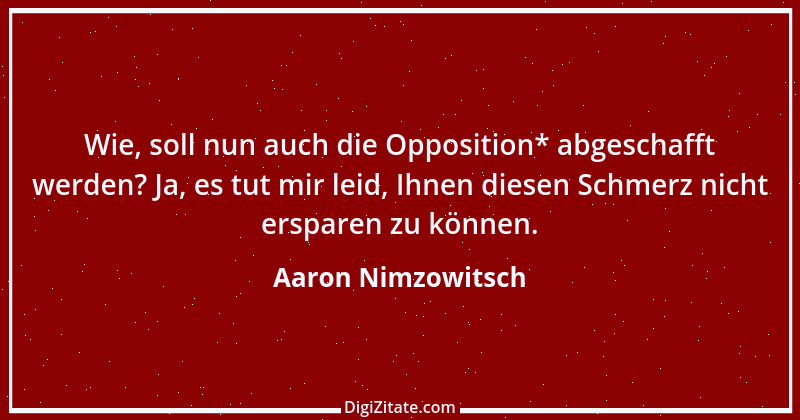 Zitat von Aaron Nimzowitsch 8