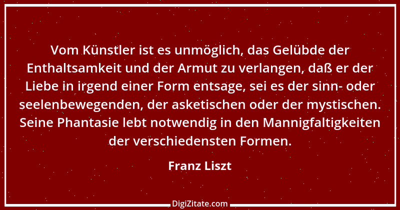 Zitat von Franz Liszt 23