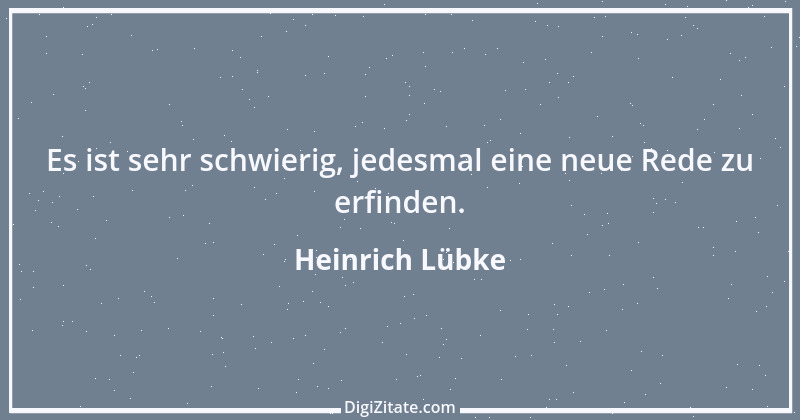 Zitat von Heinrich Lübke 2