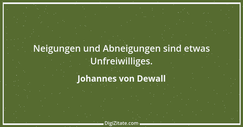 Zitat von Johannes von Dewall 2