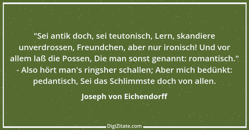 Zitat von Joseph von Eichendorff 26