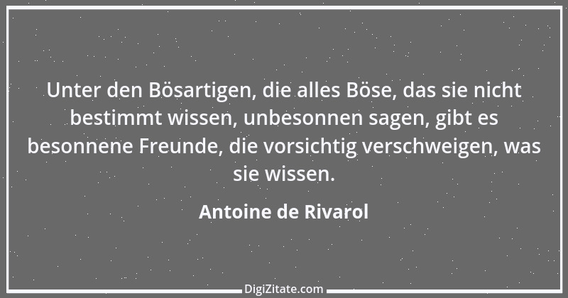 Zitat von Antoine de Rivarol 78