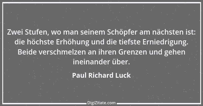 Zitat von Paul Richard Luck 171