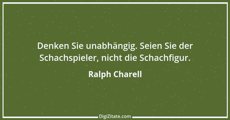 Zitat von Ralph Charell 1