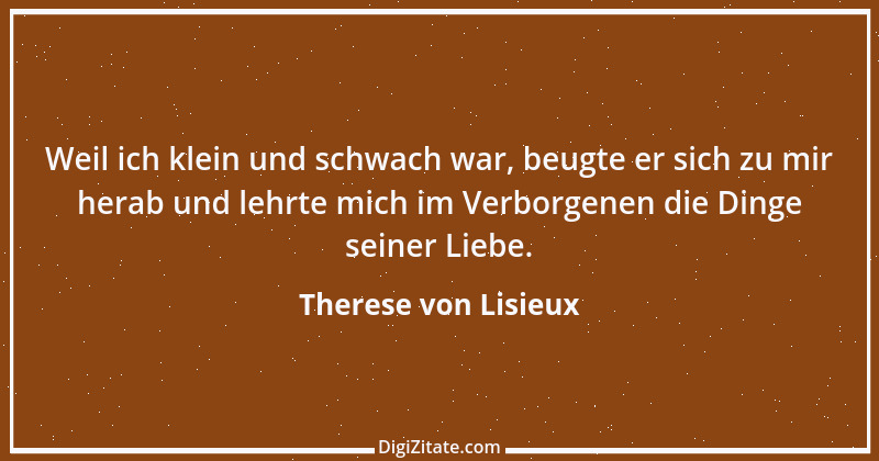 Zitat von Therese von Lisieux 29