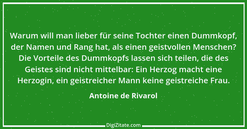 Zitat von Antoine de Rivarol 79