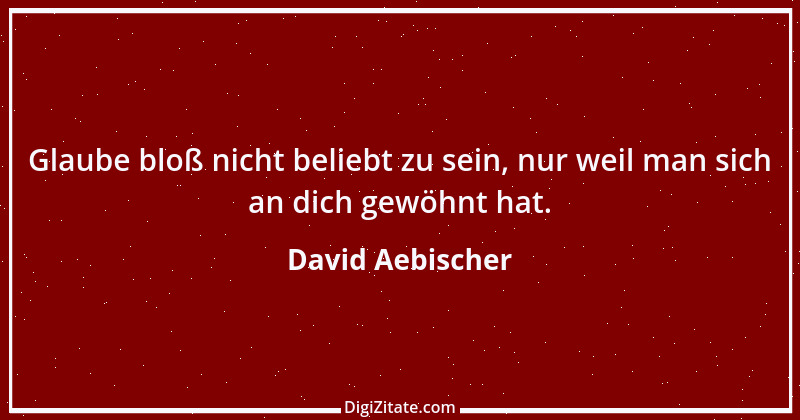 Zitat von David Aebischer 9