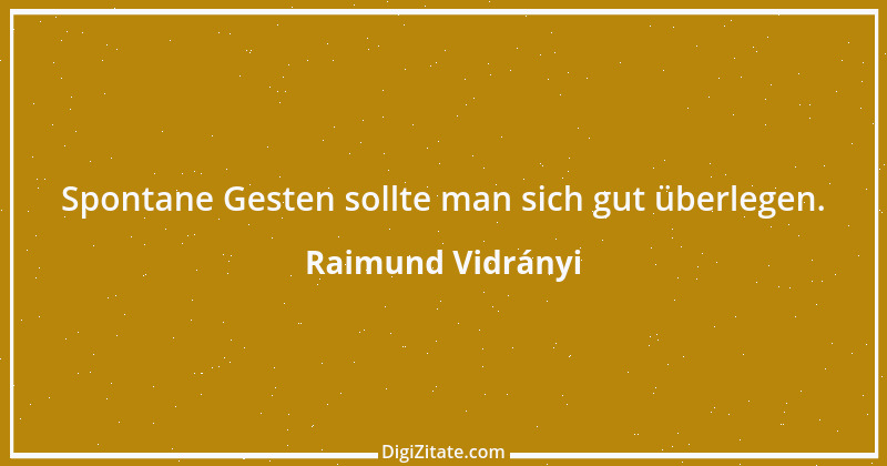 Zitat von Raimund Vidrányi 7