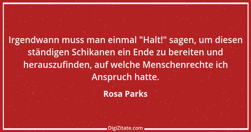 Zitat von Rosa Parks 2