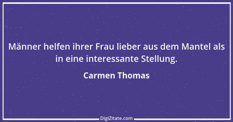 Zitat von Carmen Thomas 2