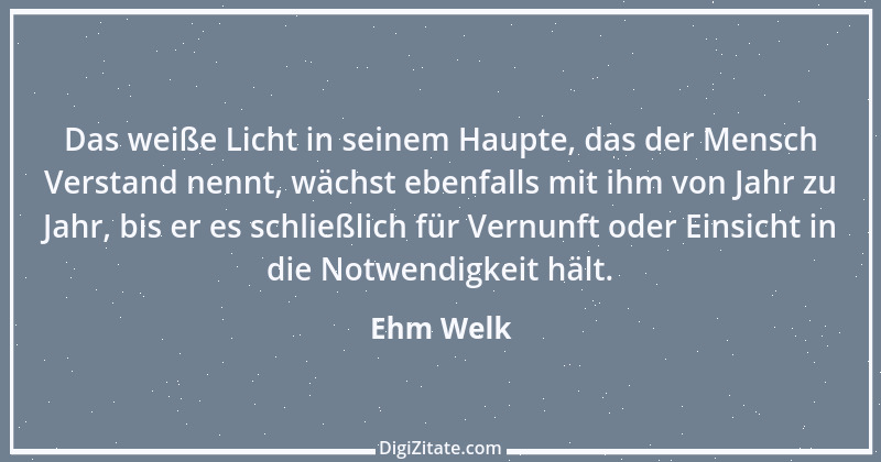 Zitat von Ehm Welk 1