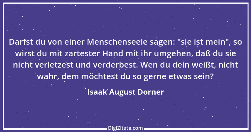 Zitat von Isaak August Dorner 4