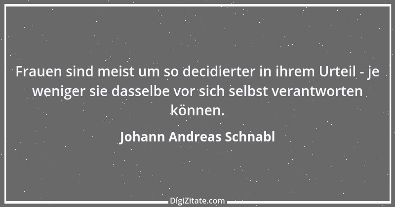 Zitat von Johann Andreas Schnabl 1